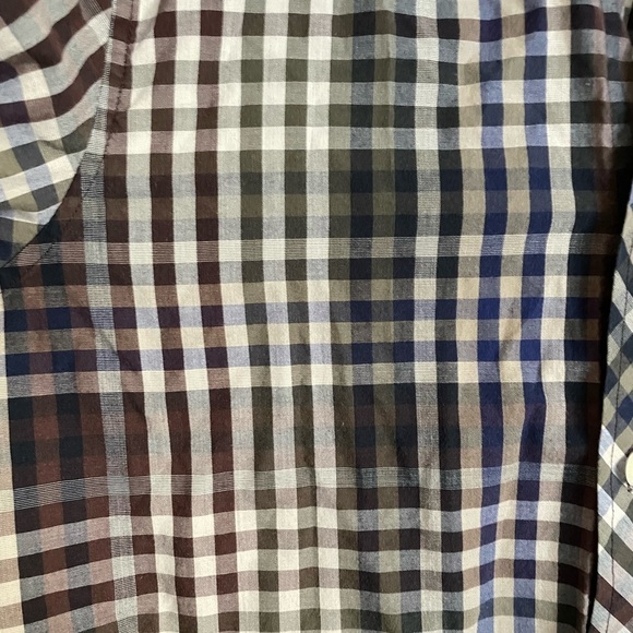 Ben Sherman Gingham Check Plaid Long Sleeve Button Down Shirt S - Picture 3 of 8